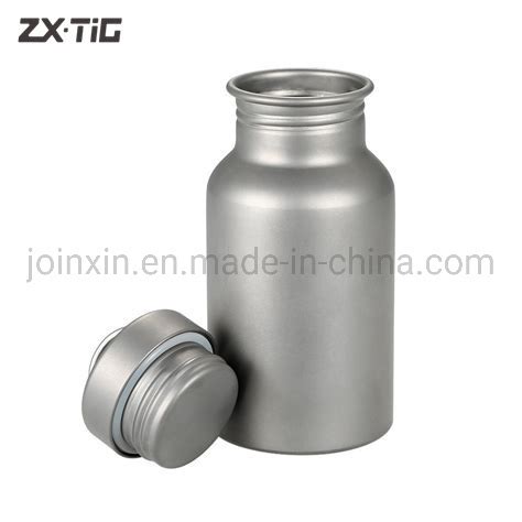 500ml Titanium Water Bottle Single Walled Vacuum Insulated Sports ...