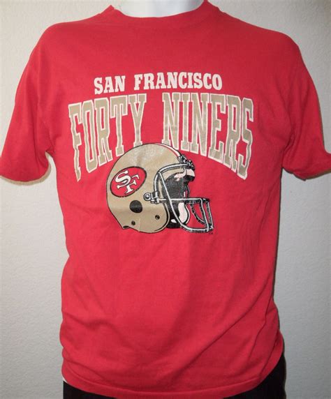 Vintage Original 1980s SAN FRANCISCO 49ERS NFL CHAMPION T Shirt XL ...