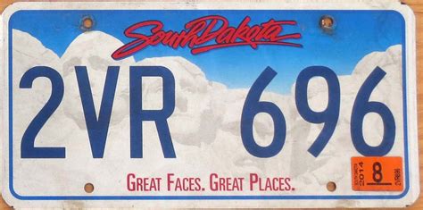 2014 South Dakota vg | Automobile License Plate Store: Collectible ...