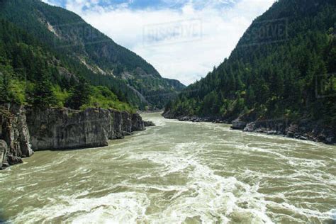 Rapids at Hell's Gate on the Fraser River, British Columbia, Canada ...