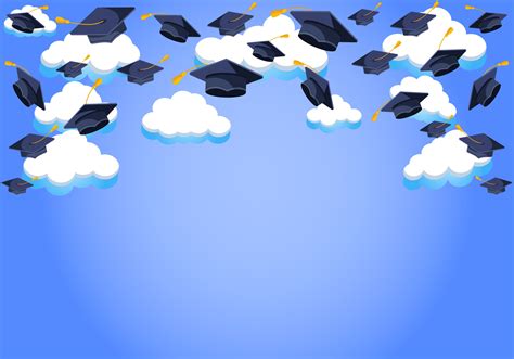 graphic illustration design vector of school graduation background with ...
