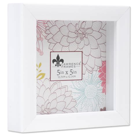 5x5 White Shadow Box Frame - Picture Frame - Walmart.com - Walmart.com