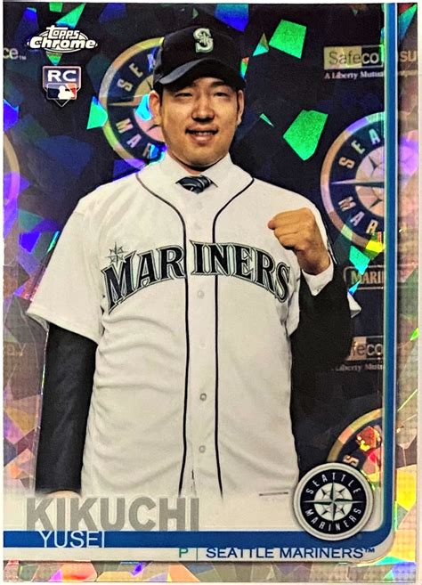 Yusei Kikuchi 2019 Topps Chrome Seattle Mariners Baseball Sapphire Edition Rookie Card - KBK Sports