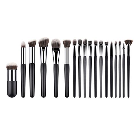 18 Piece Sleek Black Brush Set – My Brush Set