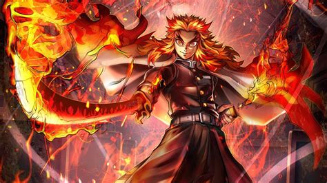 HD Rengoku Wallpaper Discover more anime, Demon Slayer, Kimetsu no Yaiba, Kyojuro Rengoku, Manga ...