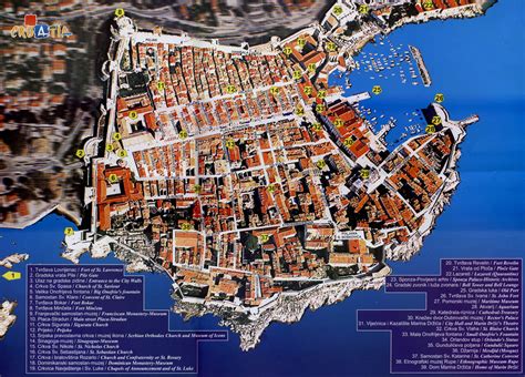 La ville close de Dubrovnik en Croatie