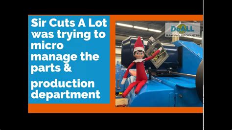 Elf On The Shelf and DoALL band saw parts | #Shorts - YouTube