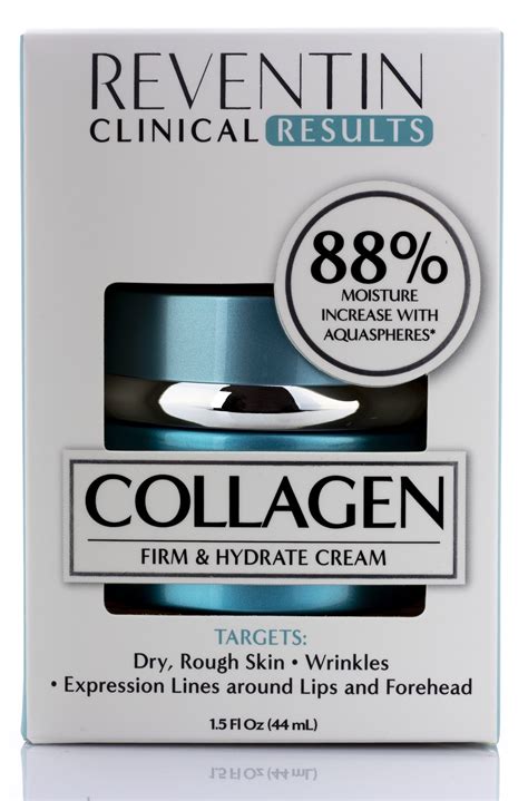 Firm & Hydrate Collagen Cream Targets Wrinkles, Lines, and Texture Facial Moisturizer with ...