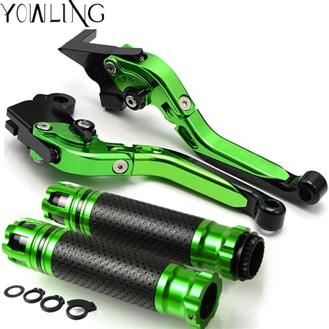 Motorcycle Accessories Handlebar Grip Hand Grips Brake Clutch Levers For Kawasaki NINJA 250R ...