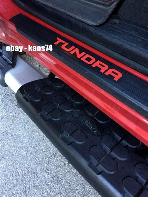 Toyota Tundra Door Sills Decal Overlay 2014 2015 2016 2017 TRD PRO ...