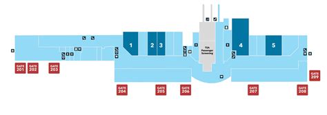 Ontario Airport Map Terminal 2