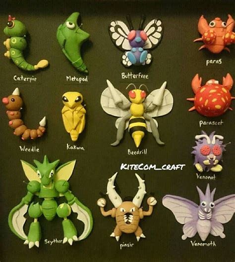 pokemon bug collection :-D by raelinn1989 on DeviantArt