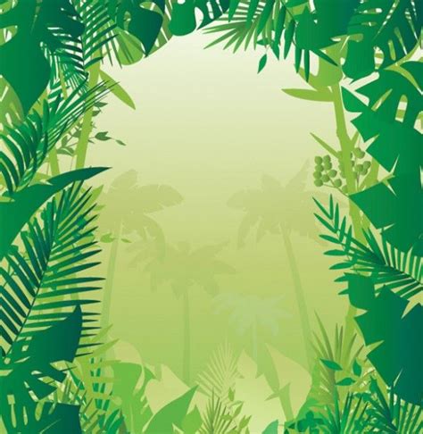 Jungle Theme Wallpaper - WallpaperSafari | Jungle art, Flower print pattern, Tropical frames