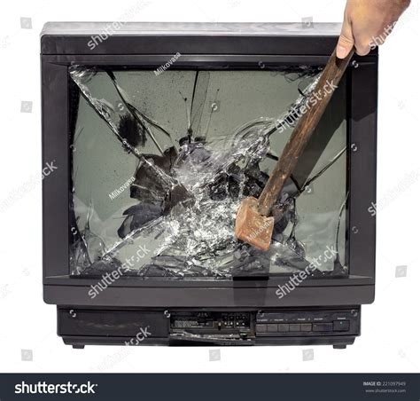 Hammer Blow Tv Screen Photos and Images | Shutterstock