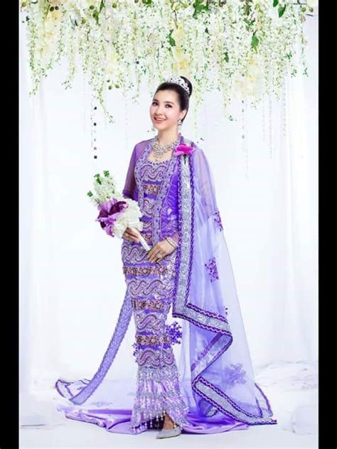 159 best images about Myanmar wedding dress on Pinterest | Wedding ...