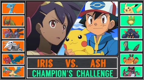 Pokemon Iris Vs Cynthia