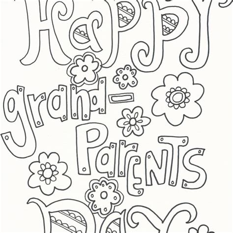 Free, Printable Grandparents Day Coloring Page - Coloring Home