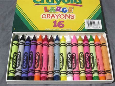 16 Crayola large crayons | PatrickRich | Flickr