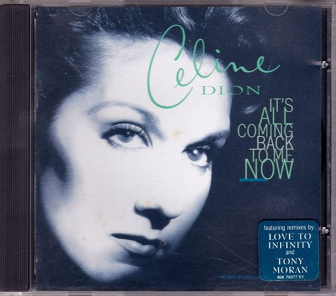 Celine Dion* - It's All Coming Back To Me Now (1996, CD) | Discogs