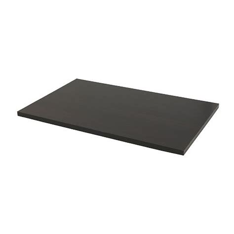 LINNMON Table top - black-brown - IKEA