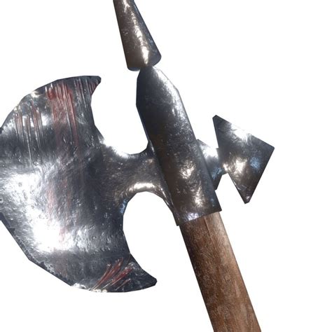 Medieval Axe Halberd | CGTrader