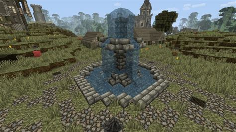 Medieval Fountain Minecraft Project