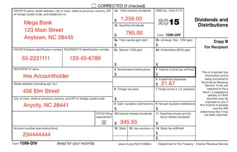 Understanding Your Tax Forms 2016: 1099-DIV, Dividends And Distributions