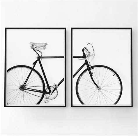 Bicycle Wall Art Bicycle Print Bicycle Art Set of 2 Print - Etsy