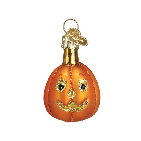 Mini Glass Halloween Ornaments Pumpkin - Owl - Moon - Candy Corn - Bat ...