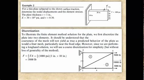 18 Finite Element Method Chapter 6 Plane Stress and Plane Strain ...