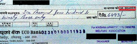 Types of Cheque in Indian Banking System - Features of Different Types of Cheques