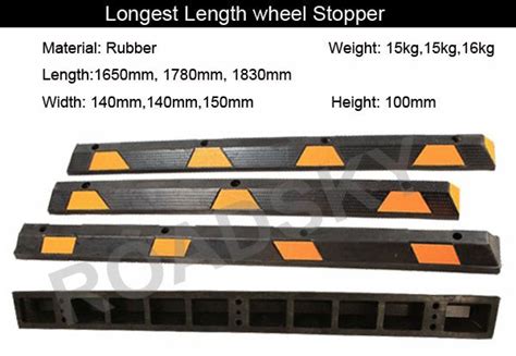 Parking Lot Rubber Wheel Stopper-Parking Lot Rubber Wheel Stopper manufacturer & supplier