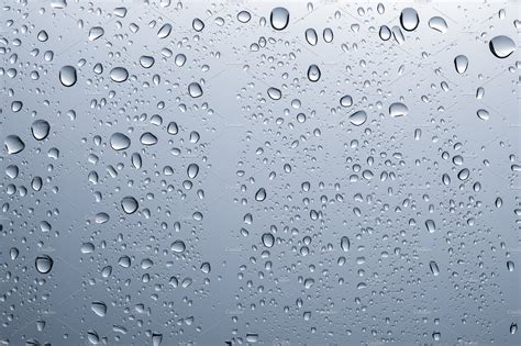 Rain drops on a glass | Abstract Stock Photos ~ Creative Market
