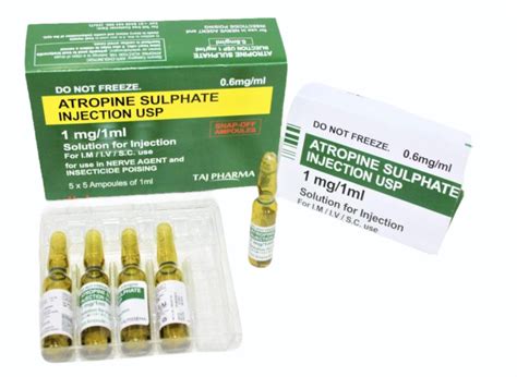 Atropine Sulphate Injection Ip, American remedies, 0.6 mg/ml at Rs 50 ...