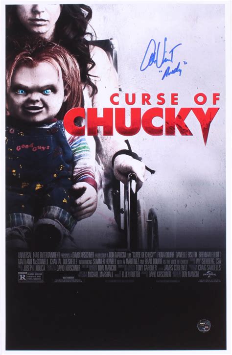 Alex Vincent Signed "Curse of Chucky" 11x17 Movie Poster Inscribed ...