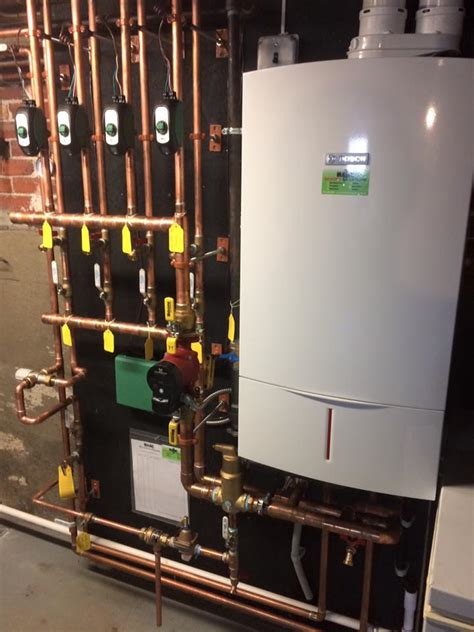 Bosch Greenstar Combi Natural Gas Boiler Installation Westbrook Maine ...