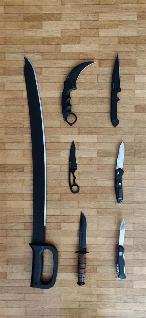 My current knife collection : knives