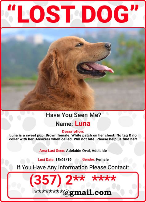 Helping Lost Pets Flyer - Create A Lost Or Found Pet Flyer Petfbi ...