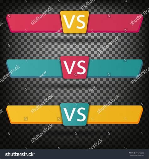 Versus Logo Vs Vector Letters Illustration Stock Vector (Royalty Free ...