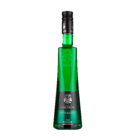 Peppermint Liqueur Green Joseph Cartron Cocktail Ingredient - Kuletos