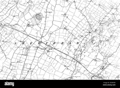 Map of Anglesey OS Map name 017-SE, Ordnance Survey, 1888-1891 Stock ...