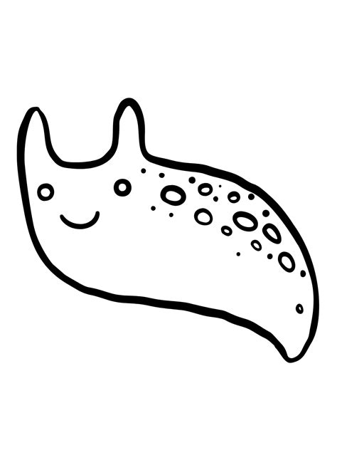 Slug Printable Coloring Page - Free Printable Coloring Pages