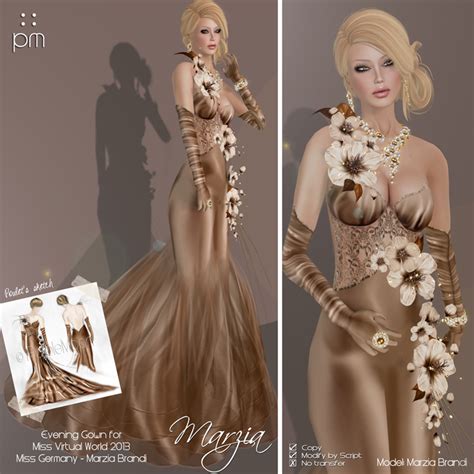 MVW gown "Marzia" now in store! ~ ! *PurpleMoon Creations*