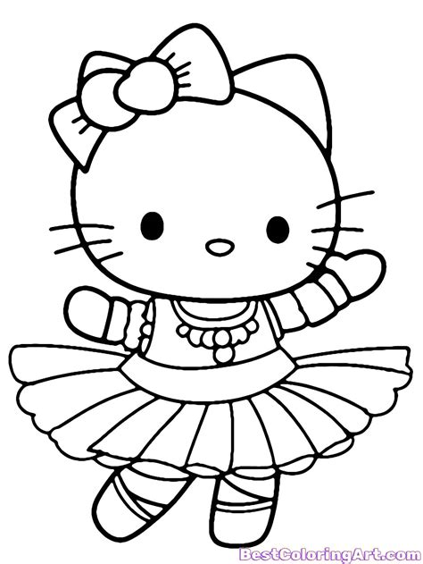 Hello Kitty Coloring Pages (Free PDF Printables) - BestColoringArt.com