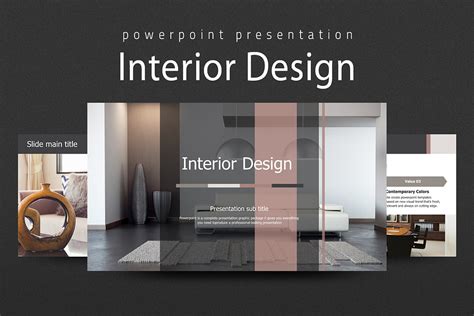 Modern Interior PPT Template | Creative PowerPoint Templates ~ Creative Market