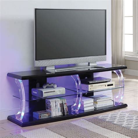 Aileen 60 Inch TV Stand (Black) by Acme Furniture | FurniturePick