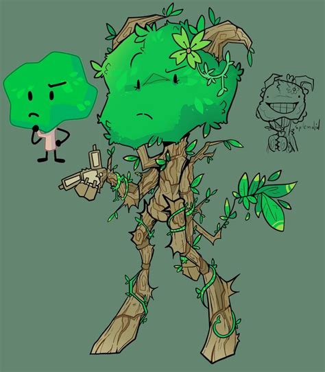 Tree bfb (?) in 2023 | Character design, Cottage core outfit, Fan art