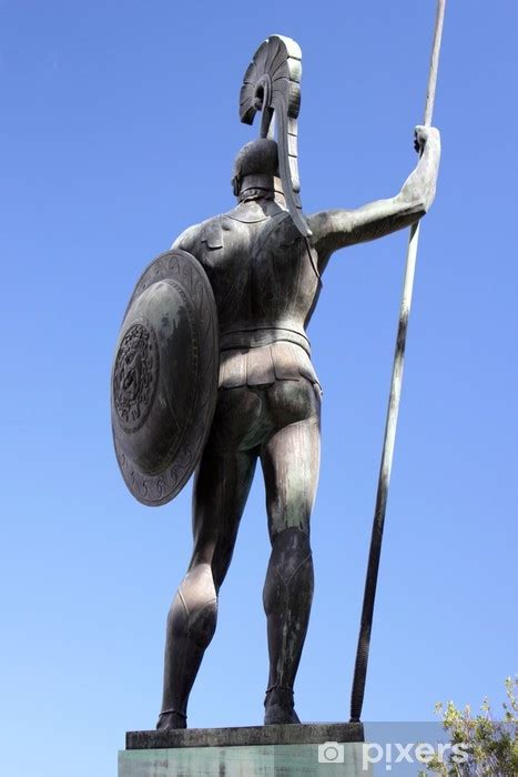 Wall Mural Statue of Achilles - PIXERS.US