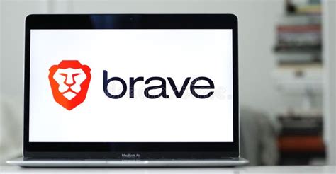 Brave Browser Logo on Computer Editorial Stock Image - Image of marketing, white: 257912659