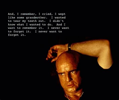Brando as Col. Kurtz, Apocalypse Now Now Quotes, Movie Quotes, Apocalypsis Now, Joseph Conrad ...